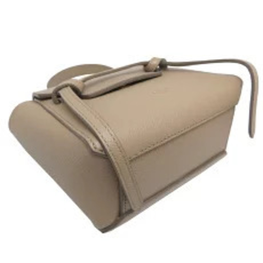 Celine Pico Belt Bag Handbag Leather Beige - Picture 3 of 10